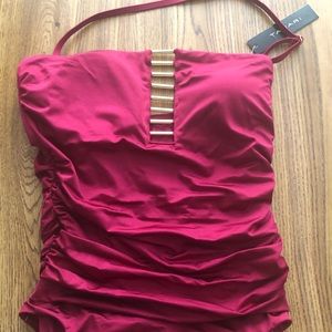 Tahari XL halter/strapless sexy swimsuit